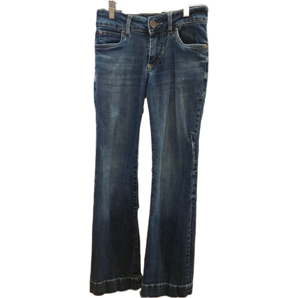 Wrangler 70th Anniversary Jeans Juniors 1x34 Trouser Hem Bootcut Distressed